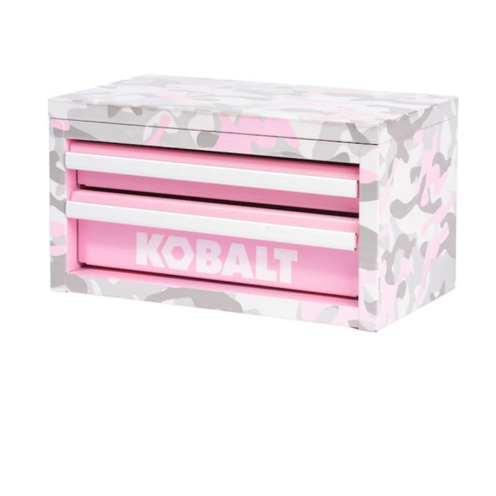 Kobalt pink camo mini toolbox